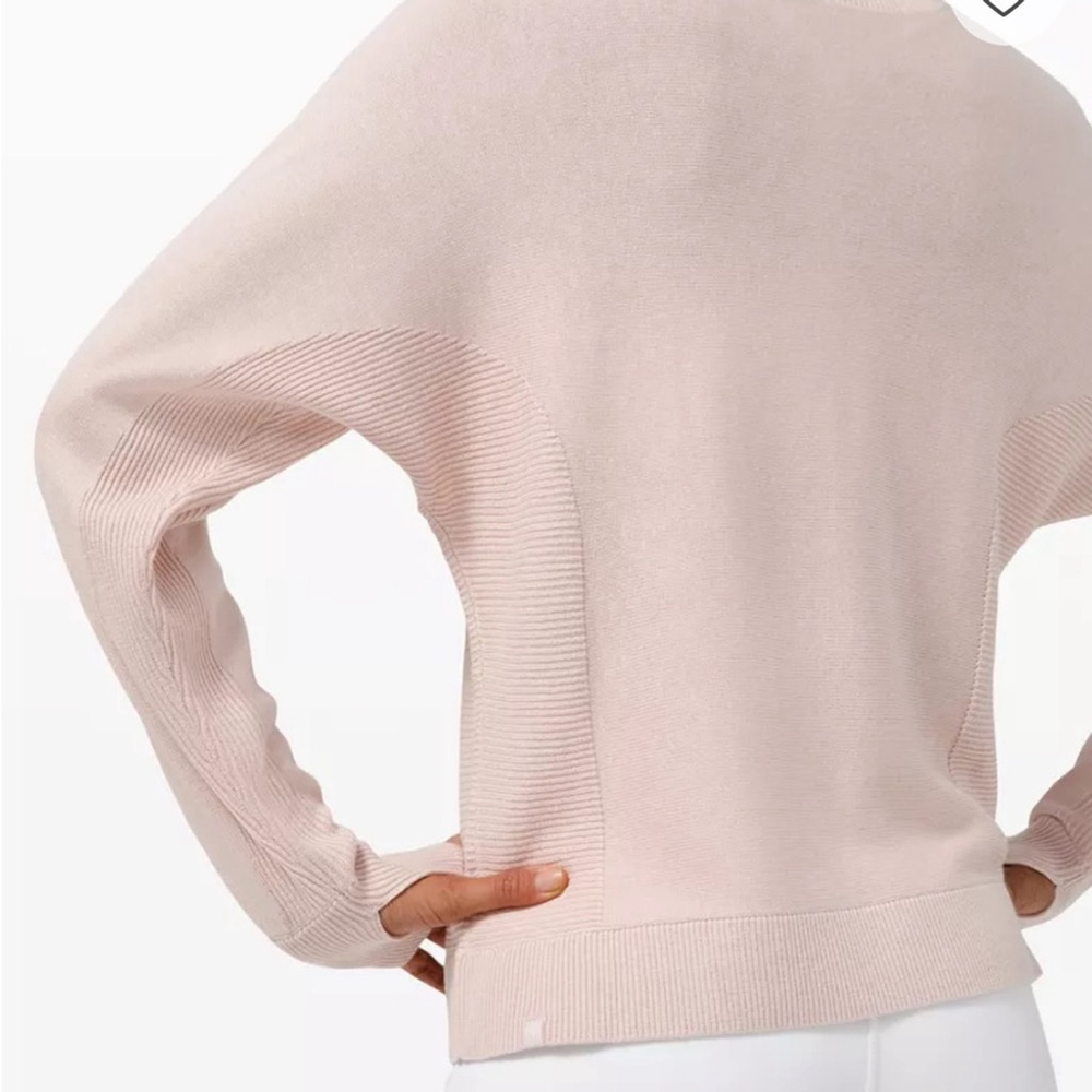 Lululemon Cashlu Knit Pullover in Pink Bliss - Picture 3 of 12